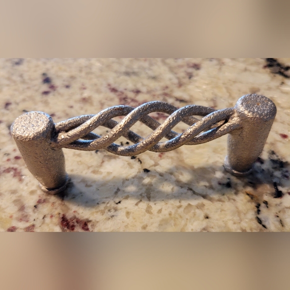 Ancient Treasures Satin Nickel Drawer Pull - Picture 1 of 3